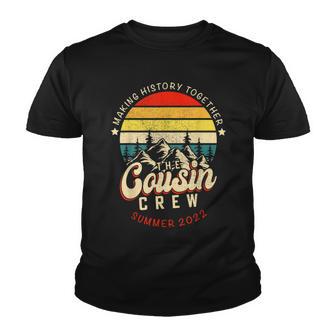 Cousin Crew 2022 Funny Summer Vacation Camping Crew V2 Youth T-shirt - Thegiftio UK