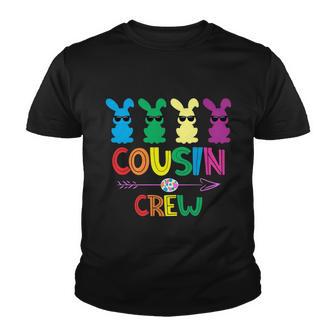 Cousin Crew Cute Bunny Rabbit Matching Easter Day V2 Youth T-shirt - Thegiftio UK
