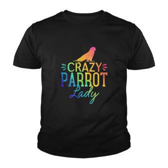 Crazy Parrot Lady Youth T-shirt - Monsterry DE