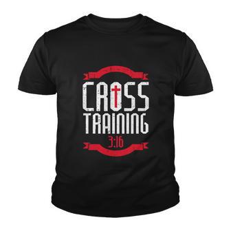 Cross Training 316 Workout Fitness Funny Christian Youth T-shirt - Monsterry DE