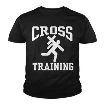 Cross Training Jesus Christian Catholic Youth T-shirt - Monsterry