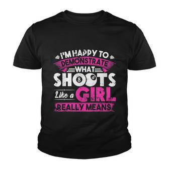Cute Billiards Women Funny Gift For Girl Pool Player Gift Youth T-shirt - Thegiftio UK