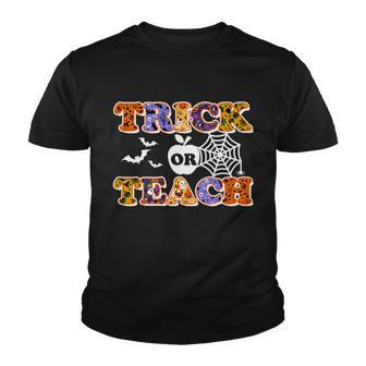 Cute Halloween Trick Or Teach Teacher Youth T-shirt - Monsterry AU