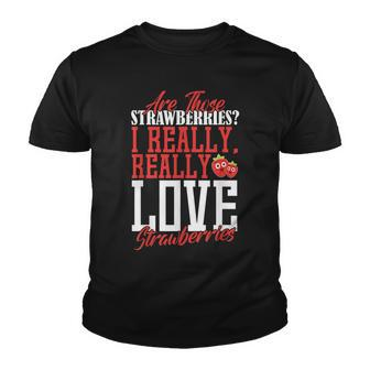 Cute Strawberry Summer Fruit Lover Gifts For Berries Girl Youth T-shirt - Seseable