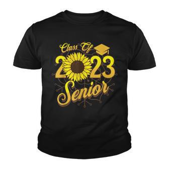 Cute Sunflower Class Of 2023 Senior Graduate Women Girls Men Youth T-shirt - Thegiftio UK