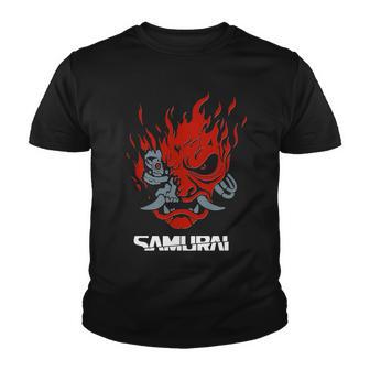 Cyberpunk Cyborg Samurai Youth T-shirt - Monsterry DE