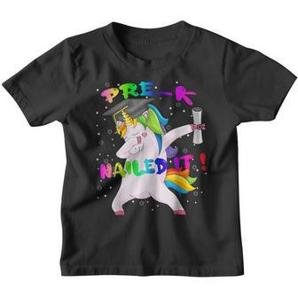 Dab Unicorn Pre-K Graduation Cap Nailed It For Girls Youth T-shirt - Thegiftio UK
