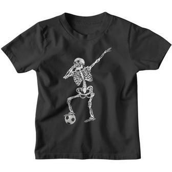 Dabbing Skeleton Soccer Halloween Costumes Boys Kids Men Youth T-shirt - Thegiftio UK