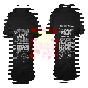 Daddy Birthday One In A Melon Watermelon Funny Birthday Girl Youth T-shirt - Monsterry