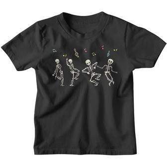 Dancing Skeletons Funny Skeleton Dance Costume Halloween Youth T-shirt - Thegiftio UK