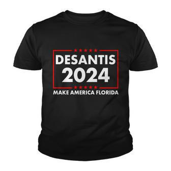Desantis 2024 Make America Florida Election Logo V2 Youth T-shirt - Monsterry AU