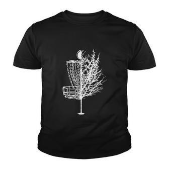 Disc Golf Basket Tree Shirts Funny Tshirt Youth T-shirt - Monsterry DE