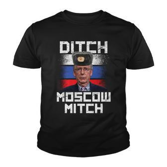 Ditch Moscow Mitch Mcconnell Youth T-shirt - Monsterry