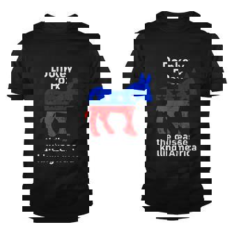 Donkey Pox Donkey Political Funny Satire Graphic Design Printed Casual Daily Basic Youth T-shirt - Thegiftio UK