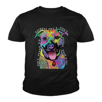 Dont Judge My Pitbull Wont Judge Your Kids Tshirt Youth T-shirt - Monsterry