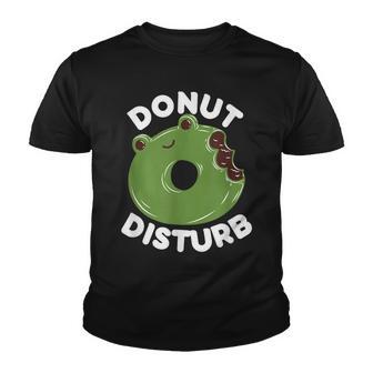Donut Disturb Funny Doughnut Lover Foodie Kawaii Gift Youth T-shirt - Thegiftio UK