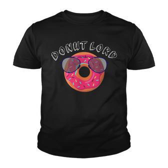 Donut Lord Funny Doughnut Lover Youth T-shirt - Thegiftio UK
