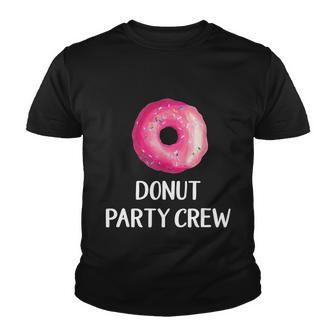 Donut Party Crew Funny Gift Donut Birthday Party Favors Graphic Design Printed Casual Daily Basic Youth T-shirt - Thegiftio UK