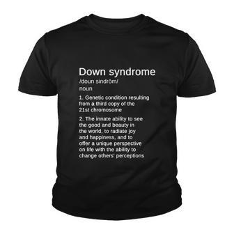 Down Syndrome Definition Awareness Month Tshirt Youth T-shirt - Monsterry UK