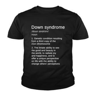 Down Syndrome Definition Awareness Month V2 Youth T-shirt - Monsterry DE