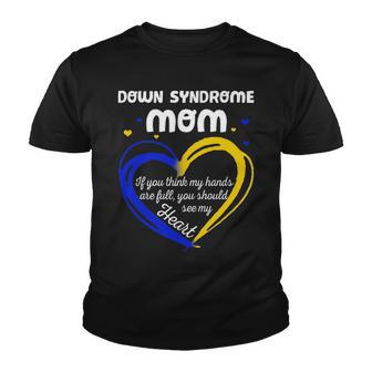 Down Syndrome Mom World Down Syndrome Awareness Youth T-shirt - Thegiftio UK