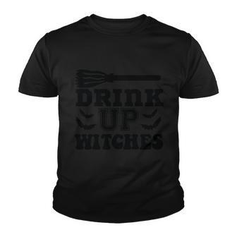 Drink Up Witches Halloween Quote V5 Youth T-shirt - Monsterry AU