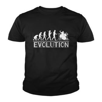 Drummer Evolution Youth T-shirt - Monsterry AU