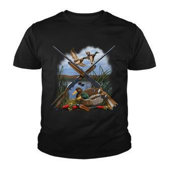 Duck Hunting Layout Tshirt Youth T-shirt - Monsterry UK