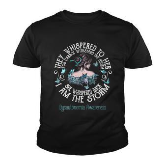 Dysautonomia Awareness I Am The Storm Youth T-shirt - Thegiftio UK