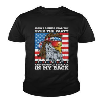 Eagle Mullet Sound Of Freedom Party In The Back 4Th Of July Gift V2 Youth T-shirt - Monsterry AU
