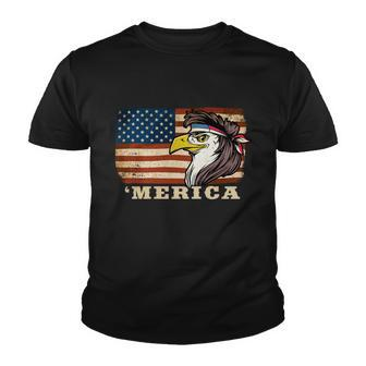 Eagle Mullet Usa American Flag Merica 4Th Of July Great Gift Youth T-shirt - Monsterry CA