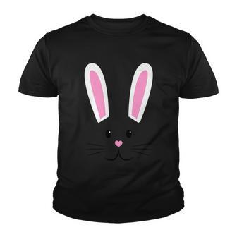 Easter Bunny Big Face Rabbit Tshirt Youth T-shirt - Monsterry UK