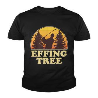 Effing Tree Funny Vintage Golfing Tshirt Youth T-shirt - Monsterry UK