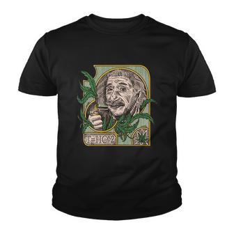 Einstein Smoking Weed Youth T-shirt - Monsterry CA