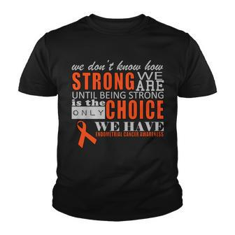 Endometrial Cancer Awareness V2 Youth T-shirt - Monsterry