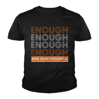 Enough End Gun Violence V2 Youth T-shirt - Monsterry AU