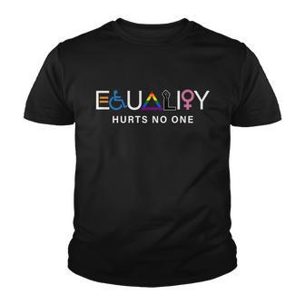 Equality Hurts No One Lgbt Equality Gay Pride Human Rights Gift Youth T-shirt - Monsterry