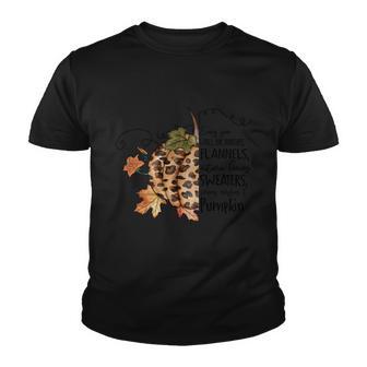 Every Year I Fall For Bonfires Flannels Thanksgiving Quote Youth T-shirt - Monsterry CA