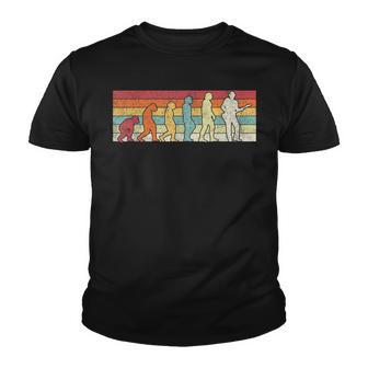 Evolution Acoustic Guitar Player Guitarist Musician Retro Youth T-shirt - Thegiftio UK
