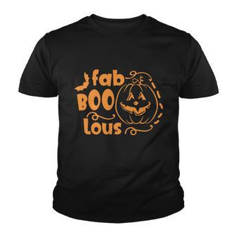 Fab Boo Lous Funny Halloween Quote V2 Youth T-shirt - Monsterry