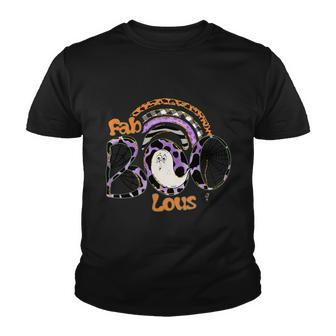 Fab Boo Lous Halloween Quote V3 Youth T-shirt - Monsterry