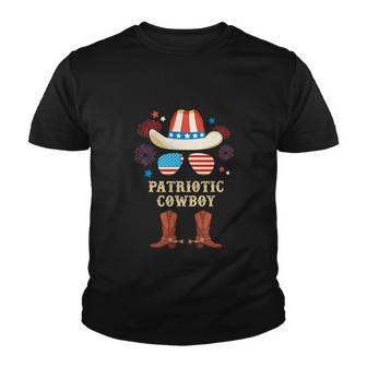 Family Group 4Th Of July Howdy The Patriotic Cowboy Youth T-shirt - Monsterry DE
