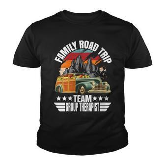 Family Road Trip Team Group Therapist Summer Vacation Travel Youth T-shirt - Thegiftio UK
