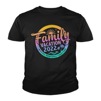 Family Trip Summer Vacation Beach 2022 Vintage Lover Youth T-shirt - Thegiftio UK