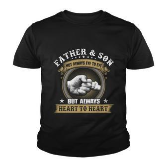 Father And Son Fathers Day Best Dad Ever Gift Graphic Design Printed Casual Daily Basic Youth T-shirt - Thegiftio UK