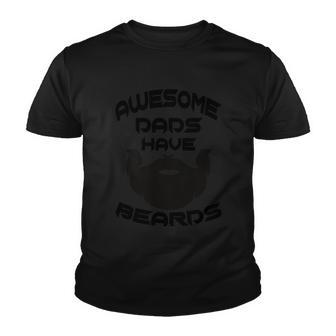 Fathers Day Gift For Dad Father Day Awesome Dads Have Beards Graphic Design Printed Casual Daily Basic Youth T-shirt - Thegiftio UK