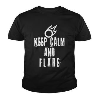 Ff14 Black Mage Keep Calm And Flare Youth T-shirt - Monsterry DE