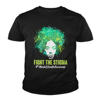 Fight The Stigma Mental Health Awareness Butterflies Youth T-shirt - Monsterry DE
