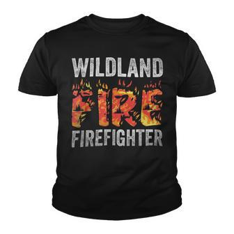 Firefighter Wildland Fire Rescue Department Firefighters Firemen V3 Youth T-shirt - Seseable