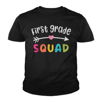 First Day Of Team 1St Grade Squad Crew Back To School Youth T-shirt - Thegiftio UK